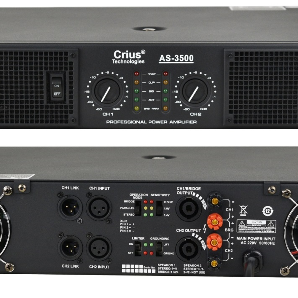 CriusTech 3500w Amplifier
