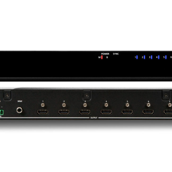 Eight-Output HDMI Distribution Amplifier