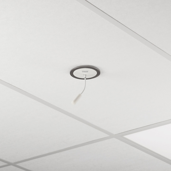 d:screet Miniature Supercardioid Microphone White XLR with 15cm Boom