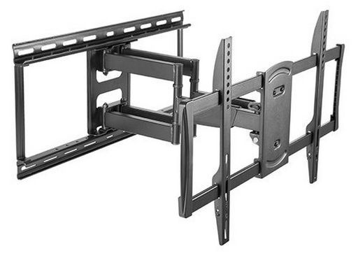 Full Motion Heavy Duty Articulating LCD Dual Arm Wall Mount