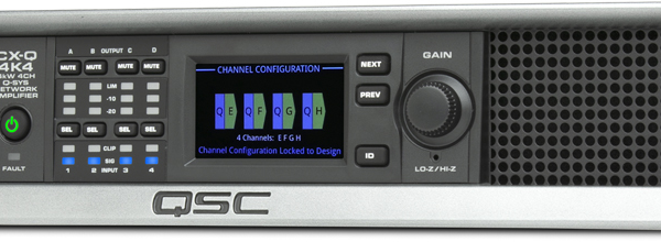 QSC CX?Q 2K4 Four?Channel Q?SYS Network Amplifier (2000?W)