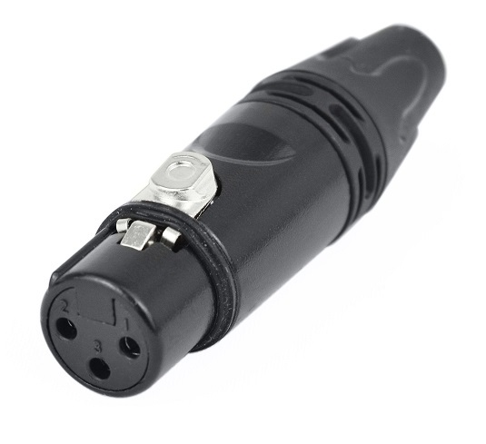 Female 3 Pin XLR, In-Line