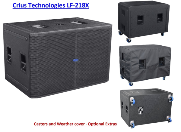 2400watt RMS, 4800watt Program, Dual 18" Subwoofer