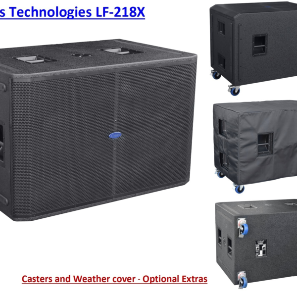 2400watt RMS, 4800watt Program, Dual 18" Subwoofer
