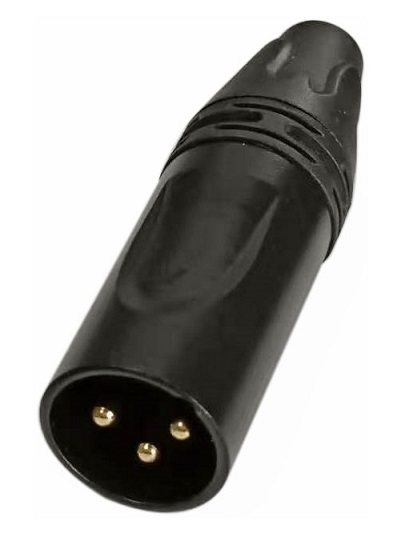 Male 3 Pin XLR, In-Line