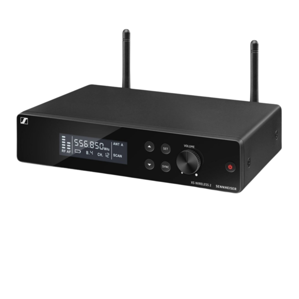 True diversity receiver with external antennas. 8 banks of 12 coordinated frequency presets