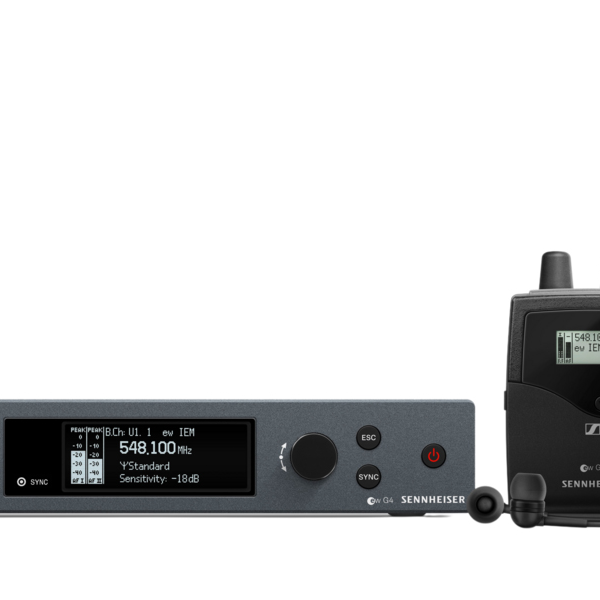 Sennheiser EW G4 IEM Stereo Transmitter & Twin Bodypack Receiver System G