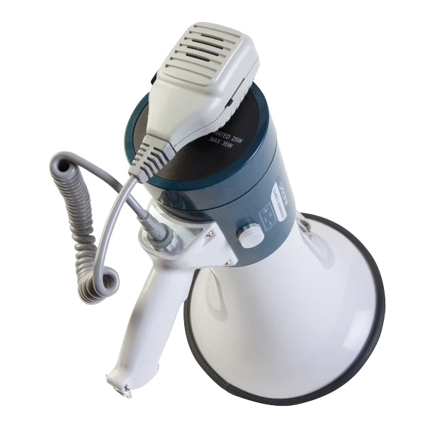 Australian Monitor LH25FM 25W Loudhailer with Fist Microphone