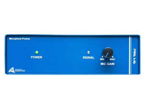 Microphone pre-amplifier. Dual RCA and balanced XLR input