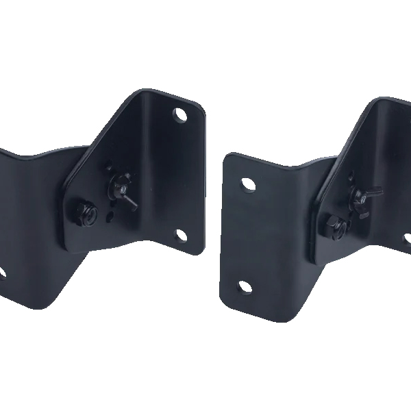 Wall bracket kit for XRS10/P. Black Includes top and bottom mounts