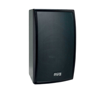 8" two-way full range wooden design cabinet loudSpeaker - Black