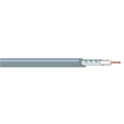 L-3D2V-GY Coax Cable 50 Ohm Coaxial Cable, Stranded Centre Conductor, 5.3MM O/D,  Grey