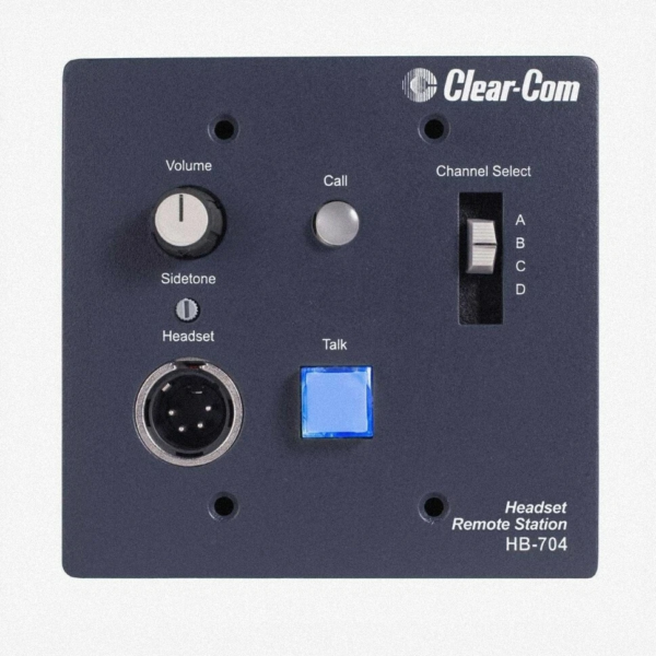 Encore PartyLine Intercom Stn 4ch (A-B-C-D) Headset Station Console or Wall Mount