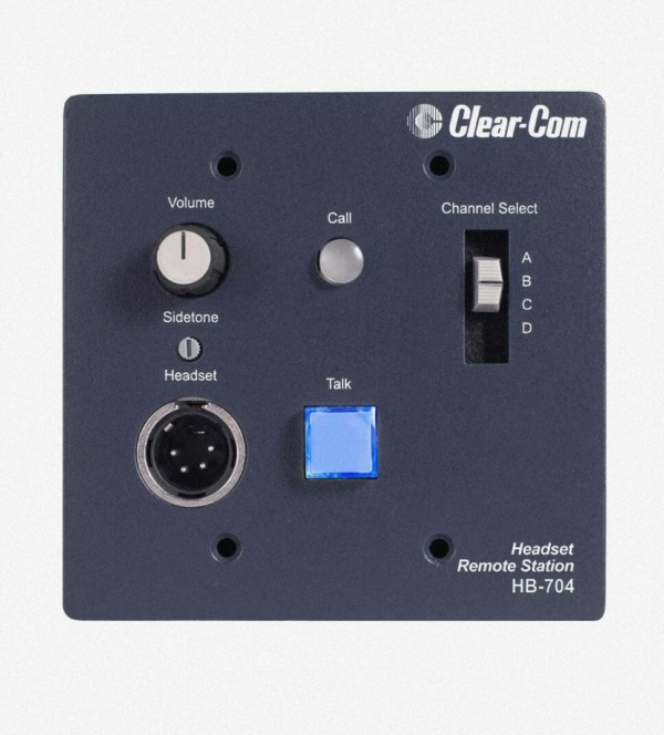 Encore PartyLine Intercom Stn 4ch (A-B-C-D) Headset Station Console or Wall Mount