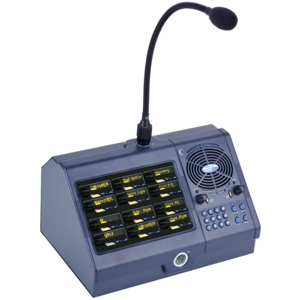 Eclipse V Series Desktop Panel 12 Lever Key Yellow Display XLR-4 Connect