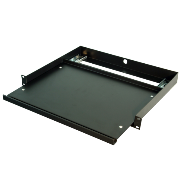 1RU Rackmount Steel Slide-out Shelf