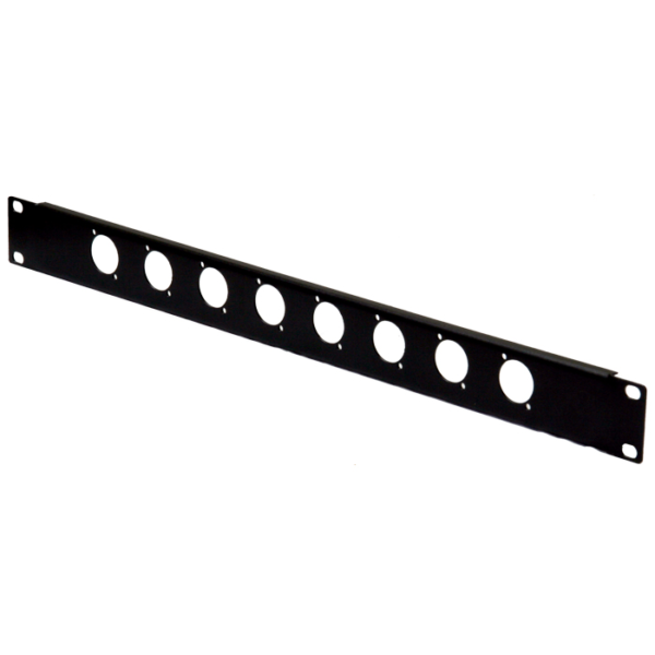 1RU 8 Connector 19" Rack Mount Panel