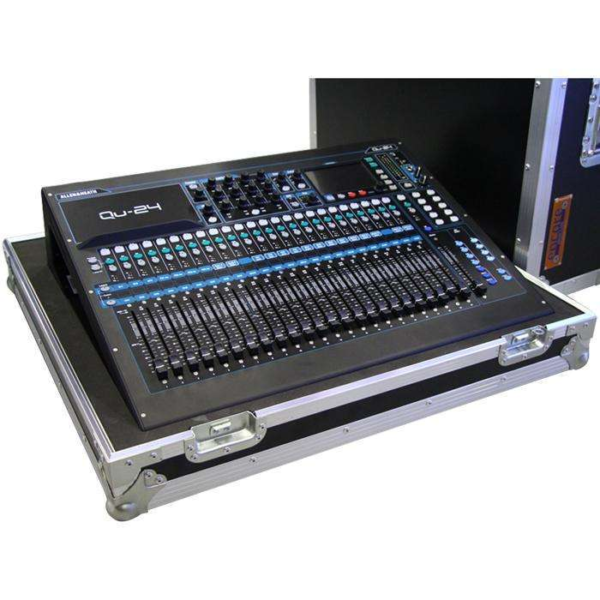 A&H QU-24 Mixer Road Case with Special CNC Foam Fitout