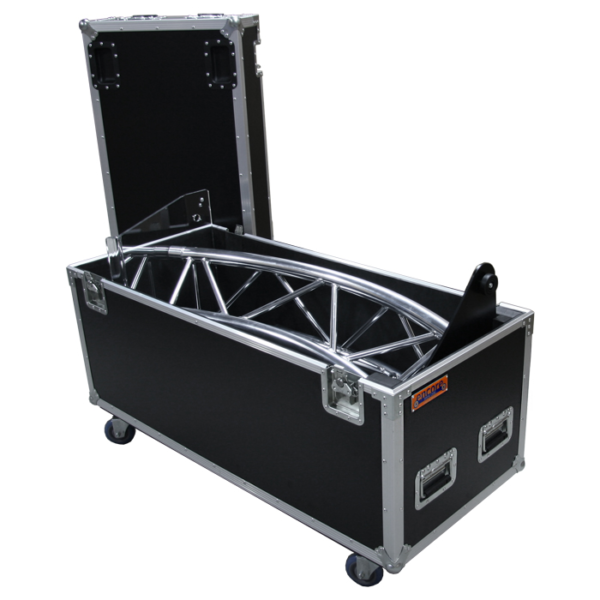 F33 Style Curved Truss Lectern Road Case with Removable Lid