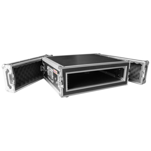 2RU Anti-Shock 19" Rack Mount Case; 500mmD (excluding Covers)