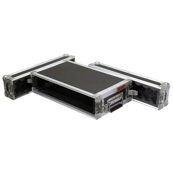 2RU Standard 19" Rack Mount Case; 300mmD (excluding Covers)