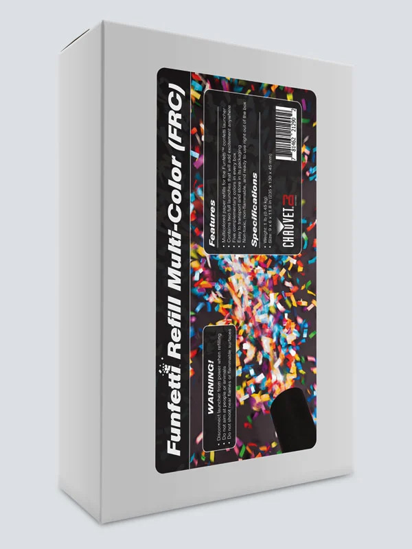 Funfetti Colour Refill
Coloured Confetti Refill Two Full Launches for Funfetti