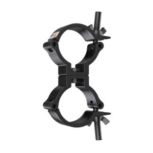 50mmdeg. Light Duty (100kg) Swivel Coupler - Black