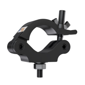 50mmdeg. Heavy Duty (500kg) Half-Coupler with M12 Bolt - Black