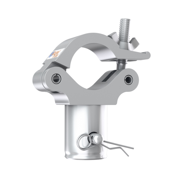 50mmdeg. Heavy Duty (500kg) Half-Coupler with 70mmL F32-44 Socket Connector