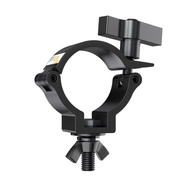 50mmdeg. Light Duty (100kg) Half-Coupler with Quik Twist Handle & M10 Bolt - Black