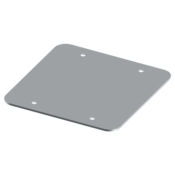 A34 Truss 370mm x 370mm x 5mm Square Aluminium Base Plate
