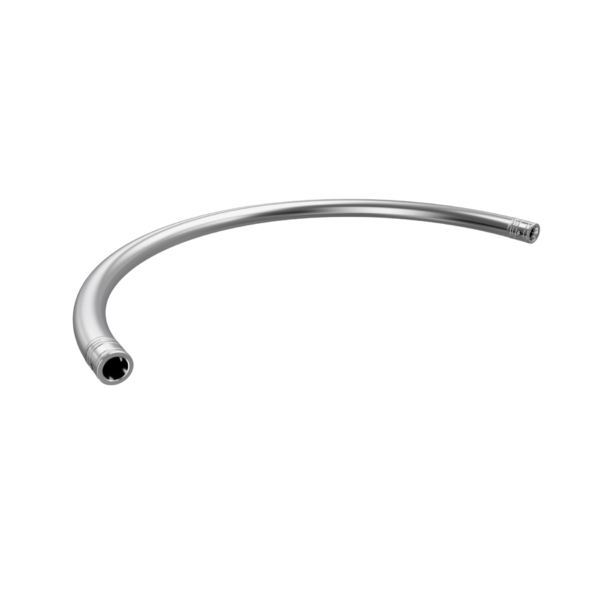 F01 50mmdeg. 0.75mR (1.5m) 180deg. Radial Tube with Spigot, Pins & R-Clips (2 parts to a Circle)