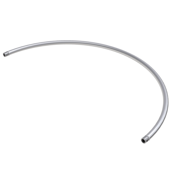 F01 50mmdeg. 1.0mR (2.0m) 180deg. Radial Tube with Spigot, Pins & R-Clips (2 parts to a Circle)