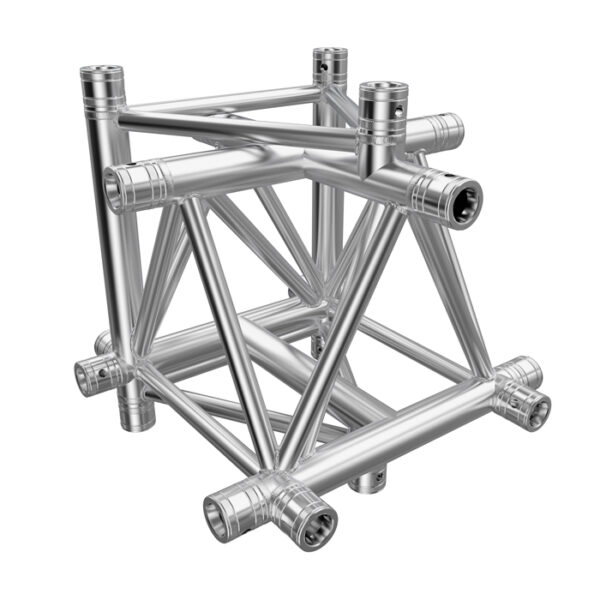 F43P Tri Truss 6 Way Horizontal X- to Vertical Junction (Up & Down)