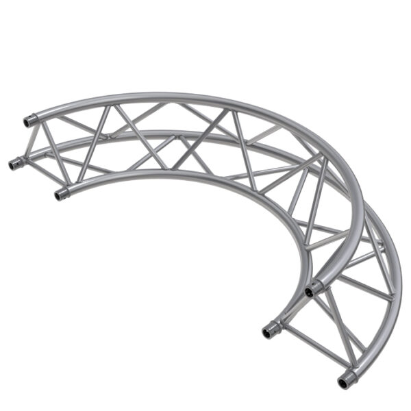 F43P Tri 1.0mR (2.0m) 180deg. Radial Truss (2 parts to a Circle)