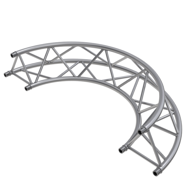 F43P Tri 7.5mR (15.0m) 30deg. Radial Truss (12 parts to a Circle)