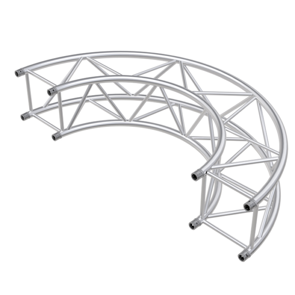 F44P Square 3.5mR (7.0m) 45deg. Radial Truss (8 parts to a Circle)