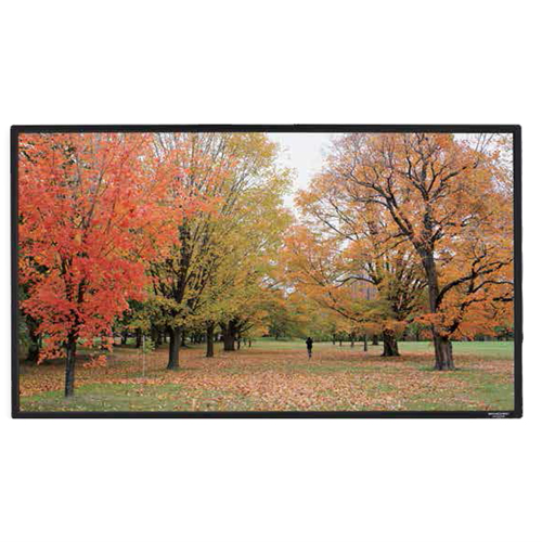 123" 16:10 Edge premium 8K UltraHD fixed flocked frame screen