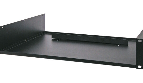 RACK SHELF 2U-400MM DEEP BK