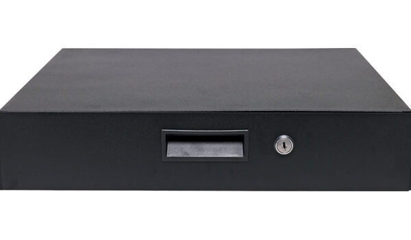 RACK DRAW 2U LOCKABLE BLACK