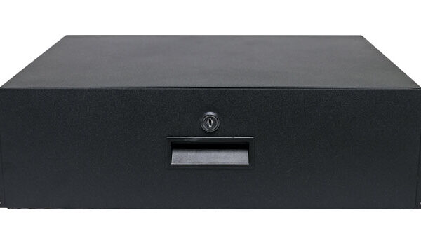 RACK DRAW 3U LOCKABLE BLACK