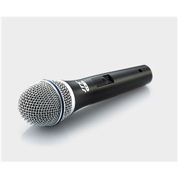 Dynamic vocal mic with switch, for vocals, includes XLR cable