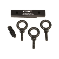 Suspension kit for K/KW containing 3 x M10 shoulder eyebolts, pull-back bar, washers