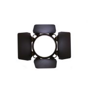 LED Fresnel DMX/RGBAL Zoom Barndoor