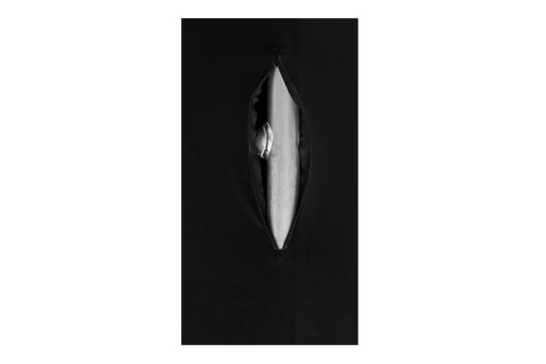 2M black lycra 290mm truss cover with 3 pairs of zips