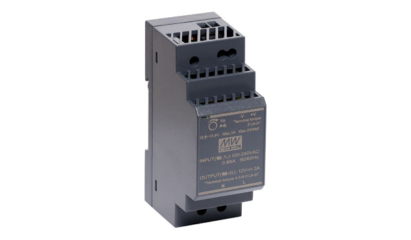 PWR SUP DIN RAIL 24W / 12V 2A