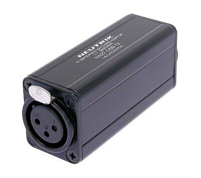 Female XLR / RCA IMP Matcher 1:1 200/200 - Black