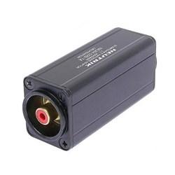 Male XLR / RCA IMP Matcher 1:1 200/200 - RED