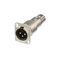 6.5mm Jack Socket to 6.5mm Jack Socket (Lockable)