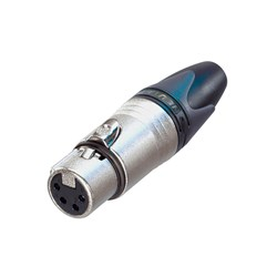 D-Size EXTRUSION - Black. Set of 2 halves + 4 screws